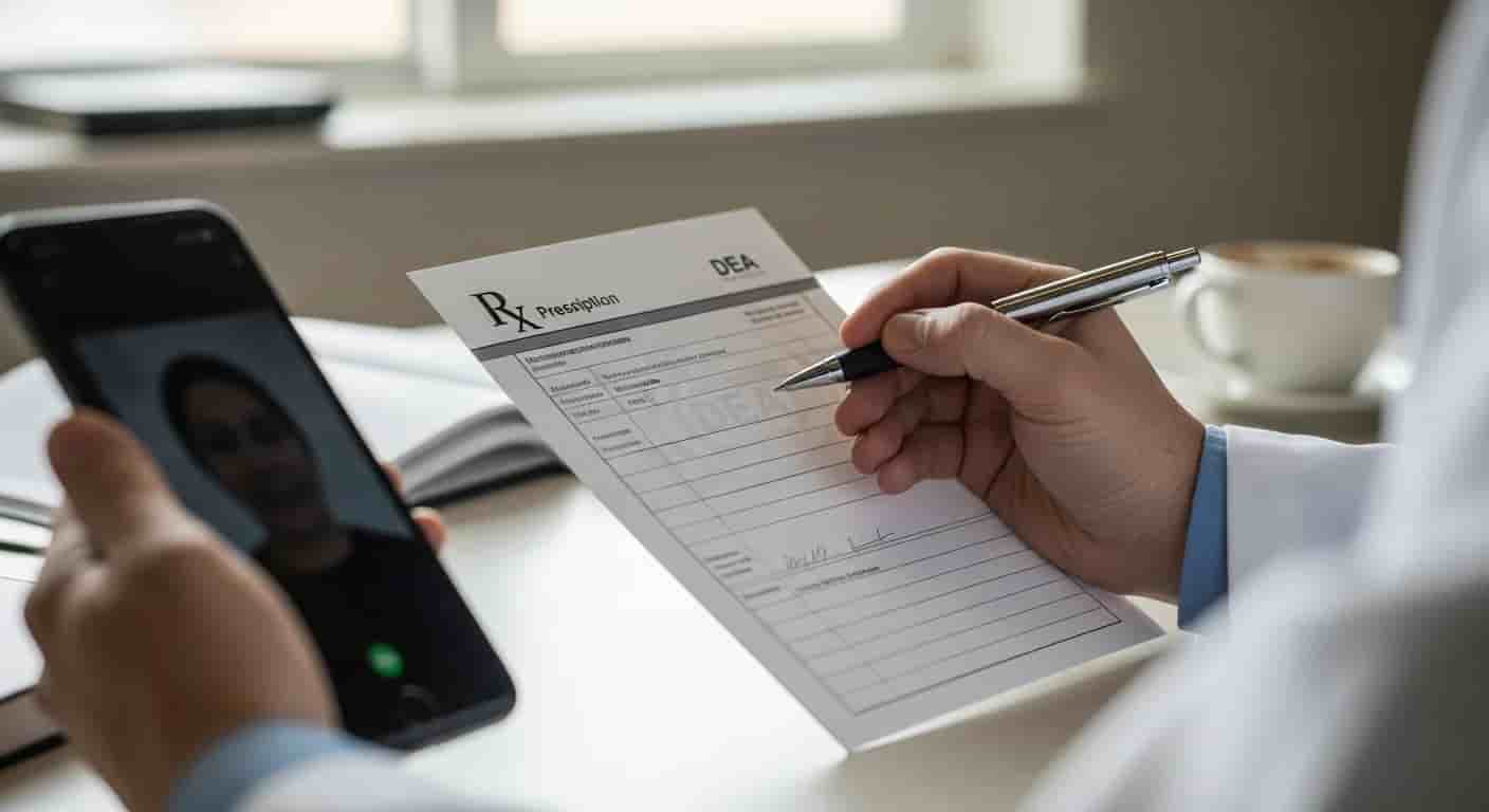 DEA przedłuża po raz czwarty możliwość zdalnego przepisywania leków kontrolowanych