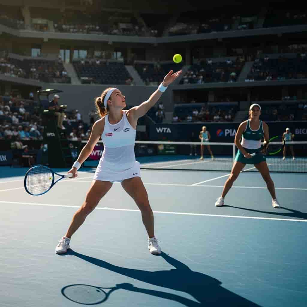 Jelena Rybakina pokonała Caty McNally w trudnym meczu turnieju WTA w Pekinie