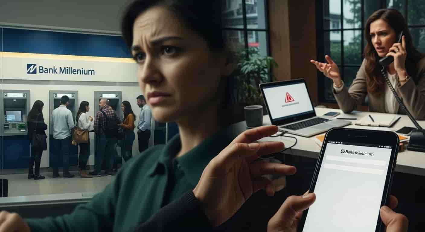 Awaria systemu banku Millennium sparaliżowała usługi elektroniczne dla tysięcy klientów