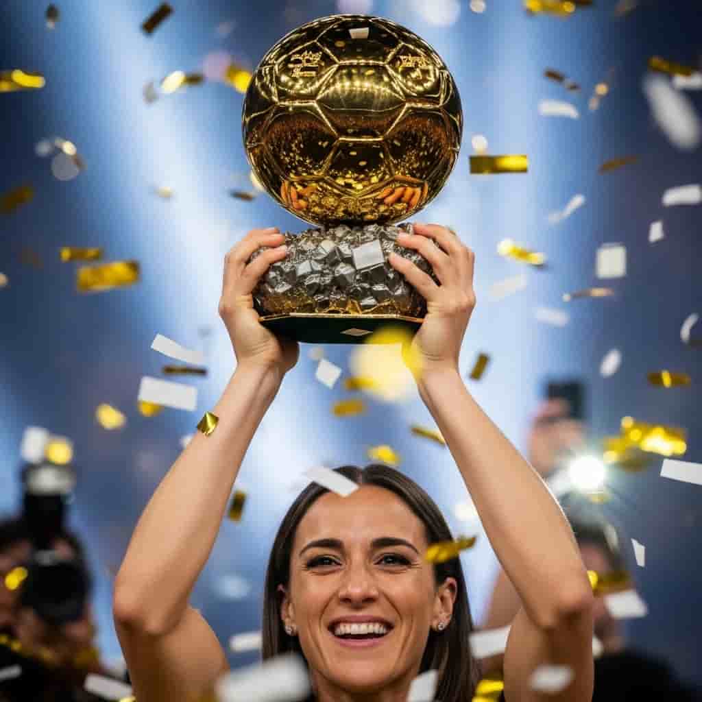 Aitana Bonmatí zdobywa trzecią z rzędu Złotą Piłkę - historyczny triumf hiszpańskiej gwiazdy