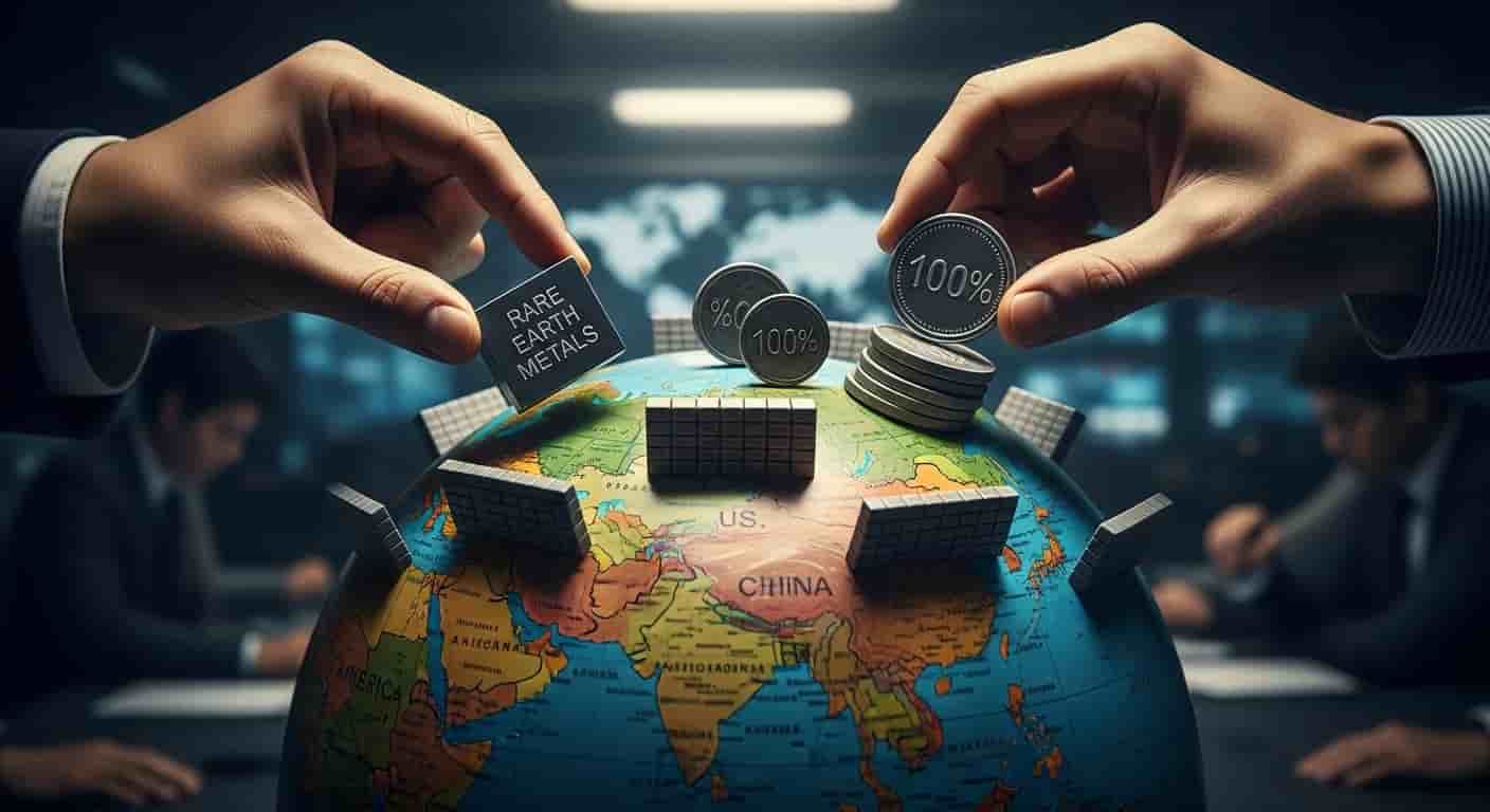 Chiny wprowadzają embargo na metale ziem rzadkich - Trump odpowiada 100-procentowymi cłami