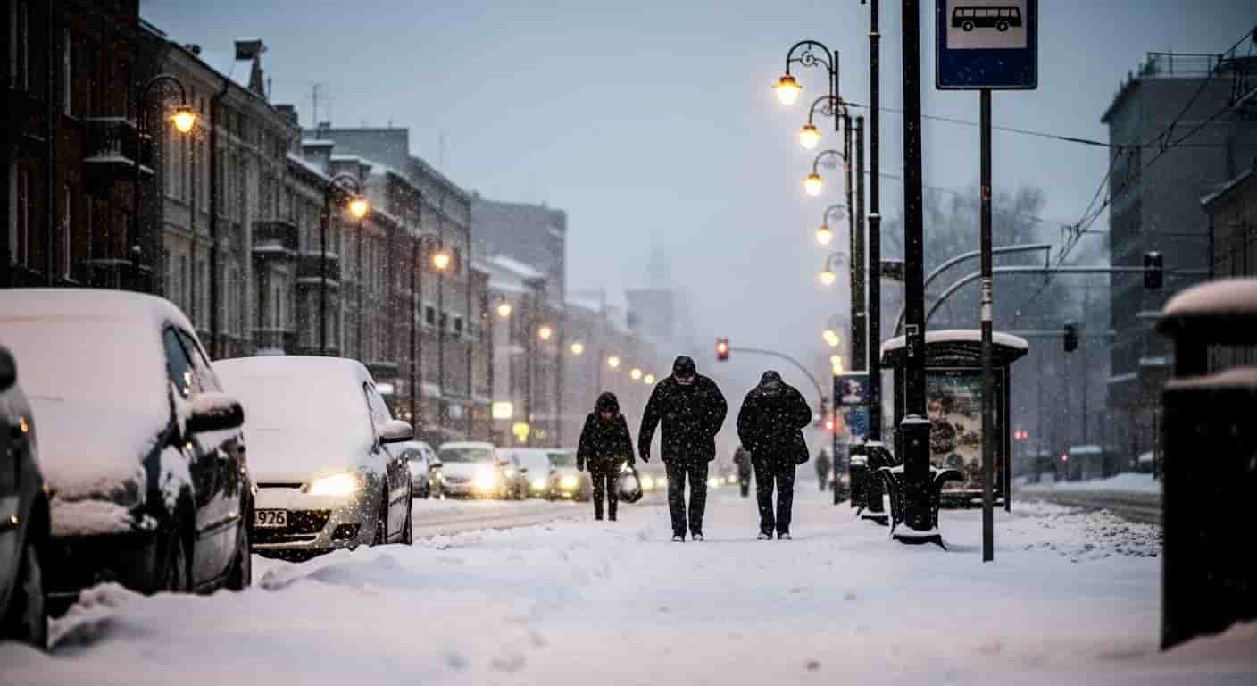 Białystok pod śniegiem - prognoza pogody na koniec grudnia i początek stycznia