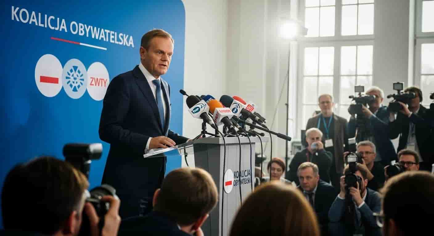 Koalicja Obywatelska powstała z połączenia trzech partii - Tusk ogłasza nowe ugrupowanie
