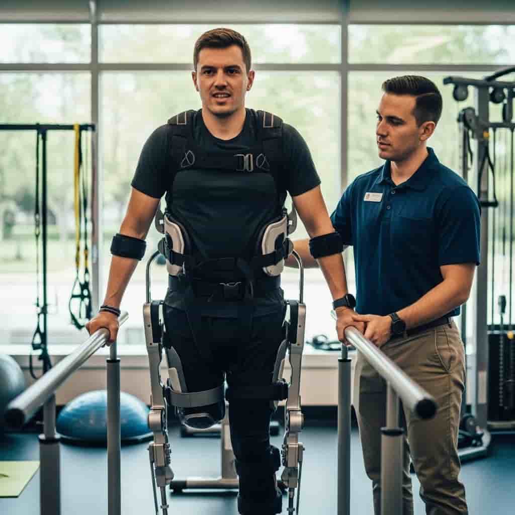 Daniel Kaczmarek po raz pierwszy pokazał się publicznie od wypadku - rehabilitacja trwa w egzoszkielecie