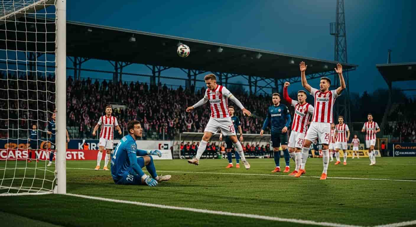 Wisła Kraków miażdży Stal Mielec 3:0 i zwiększa przewagę w tabeli Betclic 1 Ligi