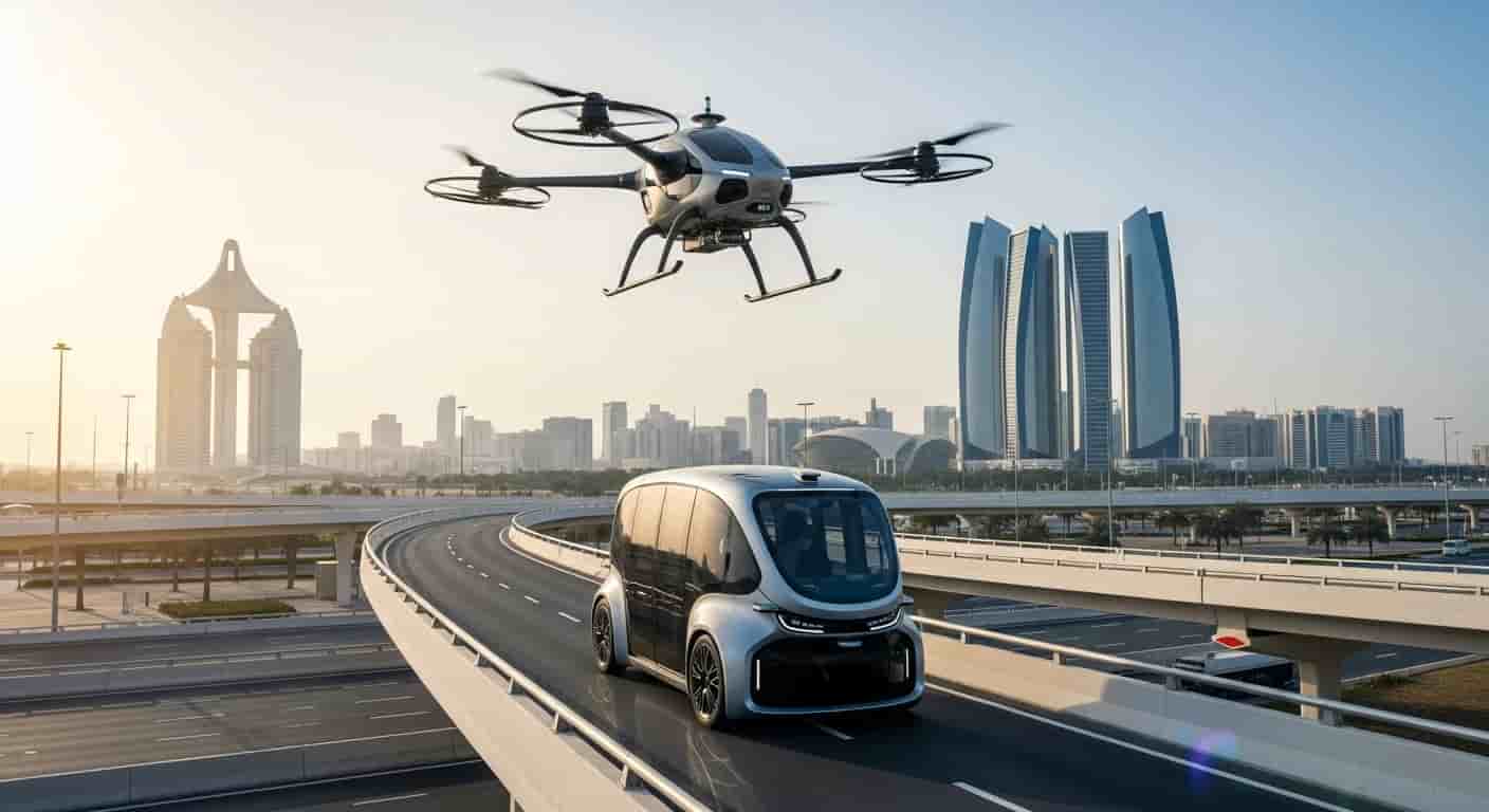 Abu Dhabi wprowadza rewolucyjne rozwiązania transportowe: latające taksówki i modularne pojazdy autonomiczne