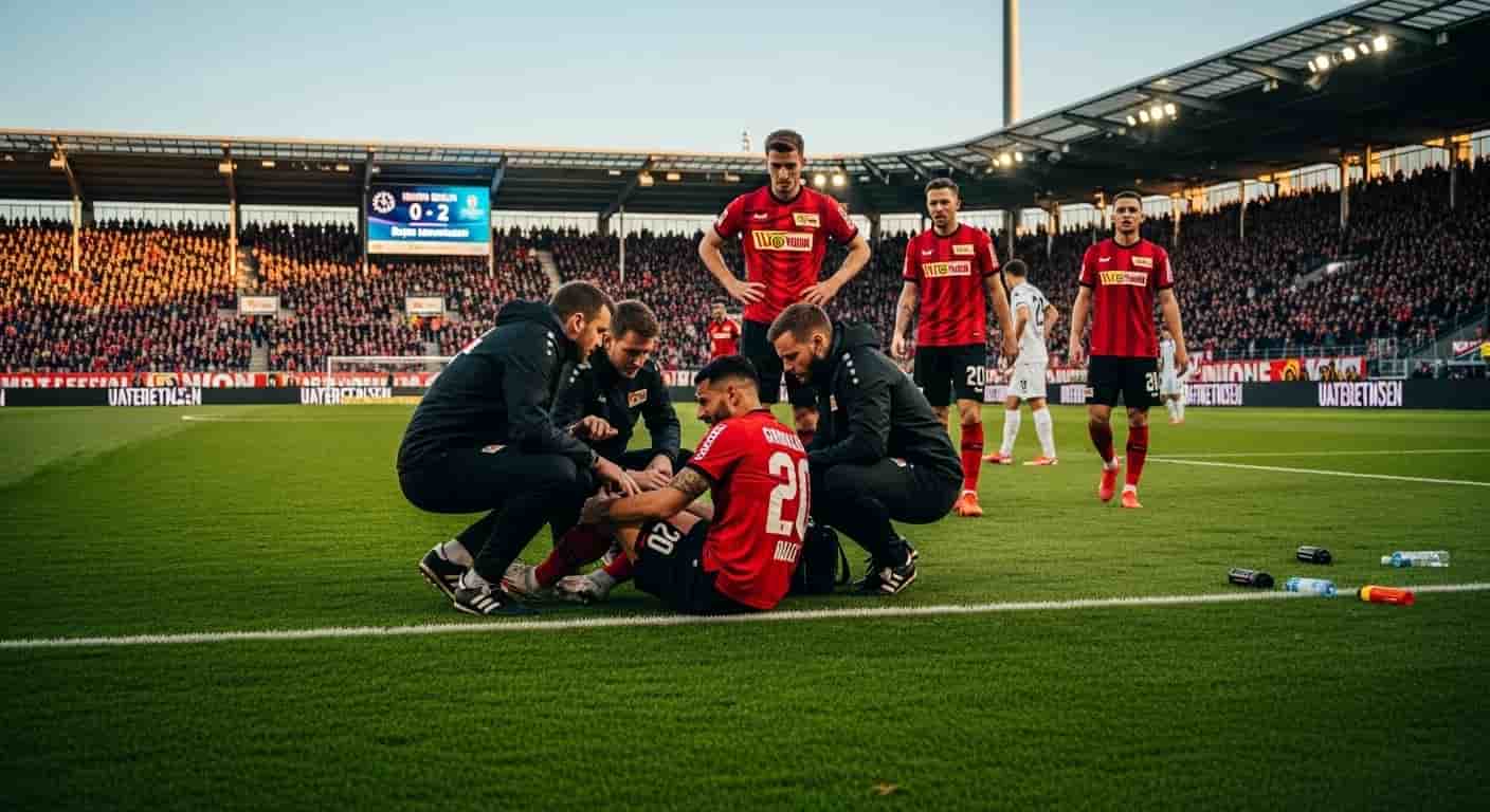 Bayer Leverkusen pokonał Union Berlin 2:0, ale stracił kontuzjowanego Grimaldo