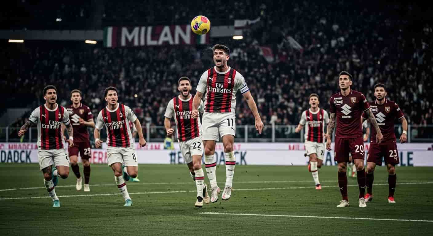 Milan pokonuje Torino 3-2 po dramatycznym zwrocie akcji - Pulisic bohaterem wieczoru