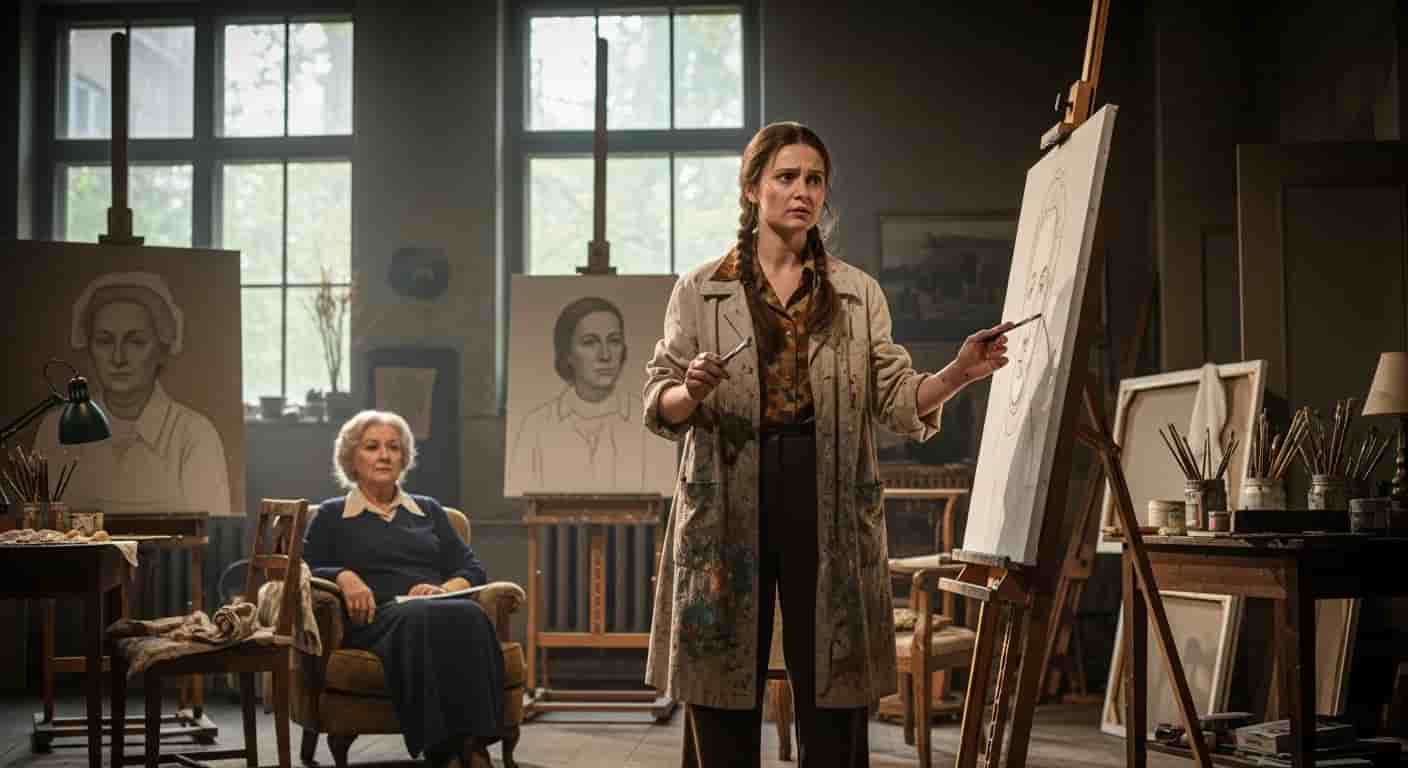 Córka zagra własną matkę w spektaklu Teatru Telewizji o jeleniogórskiej malarce