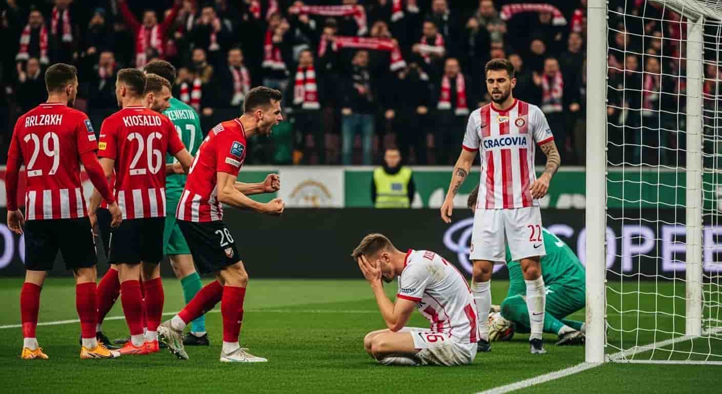 Dramatyczny finisz derbów Krakowa - Wisła wyrwała remis w ostatnich sekundach meczu
