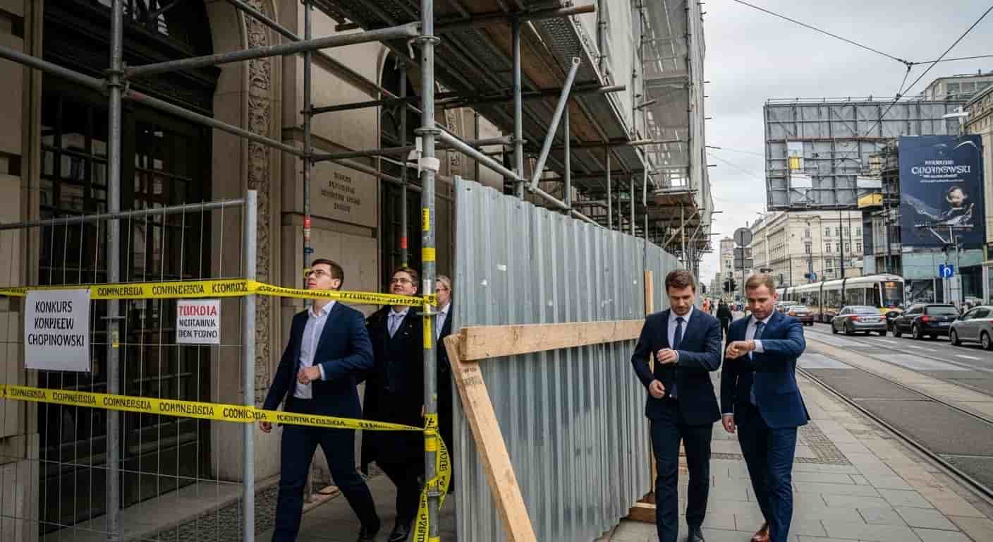 Konkurs Chopinowski 2025 rozpoczyna się w otoczeniu remontów i utrudnień w centrum Warszawy