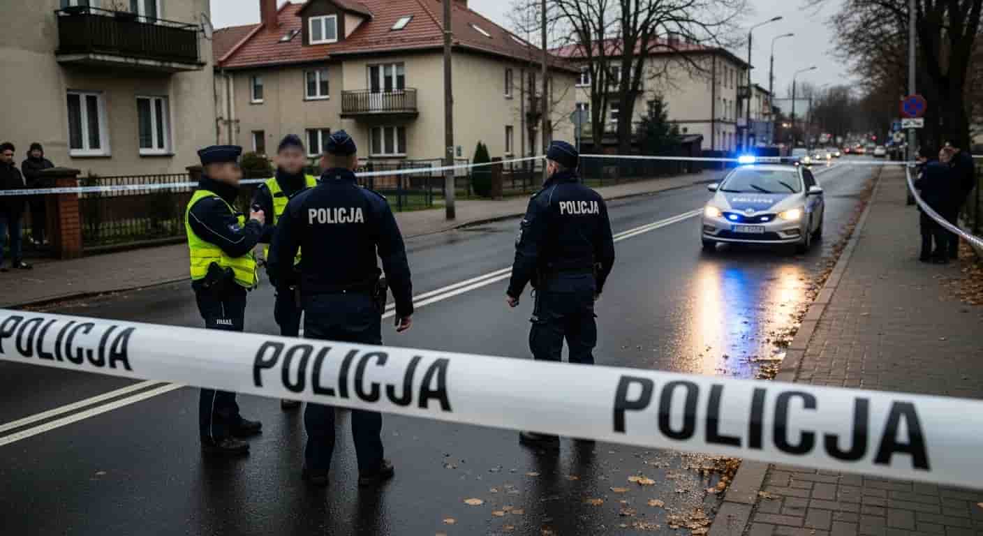 Tragiczny finał ataku nożownika w Myślenicach - 23-latek zginął po strzałach policji
