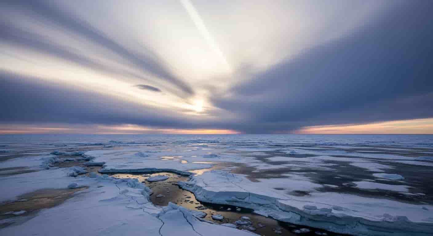 Słaby wir polarny nad Arktyką zapowiada surowszą zimę w Polsce