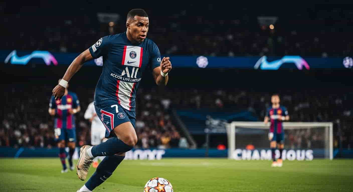 Mbaye błyszczy w meczu PSG przeciwko Barcelonie w Lidze Mistrzów