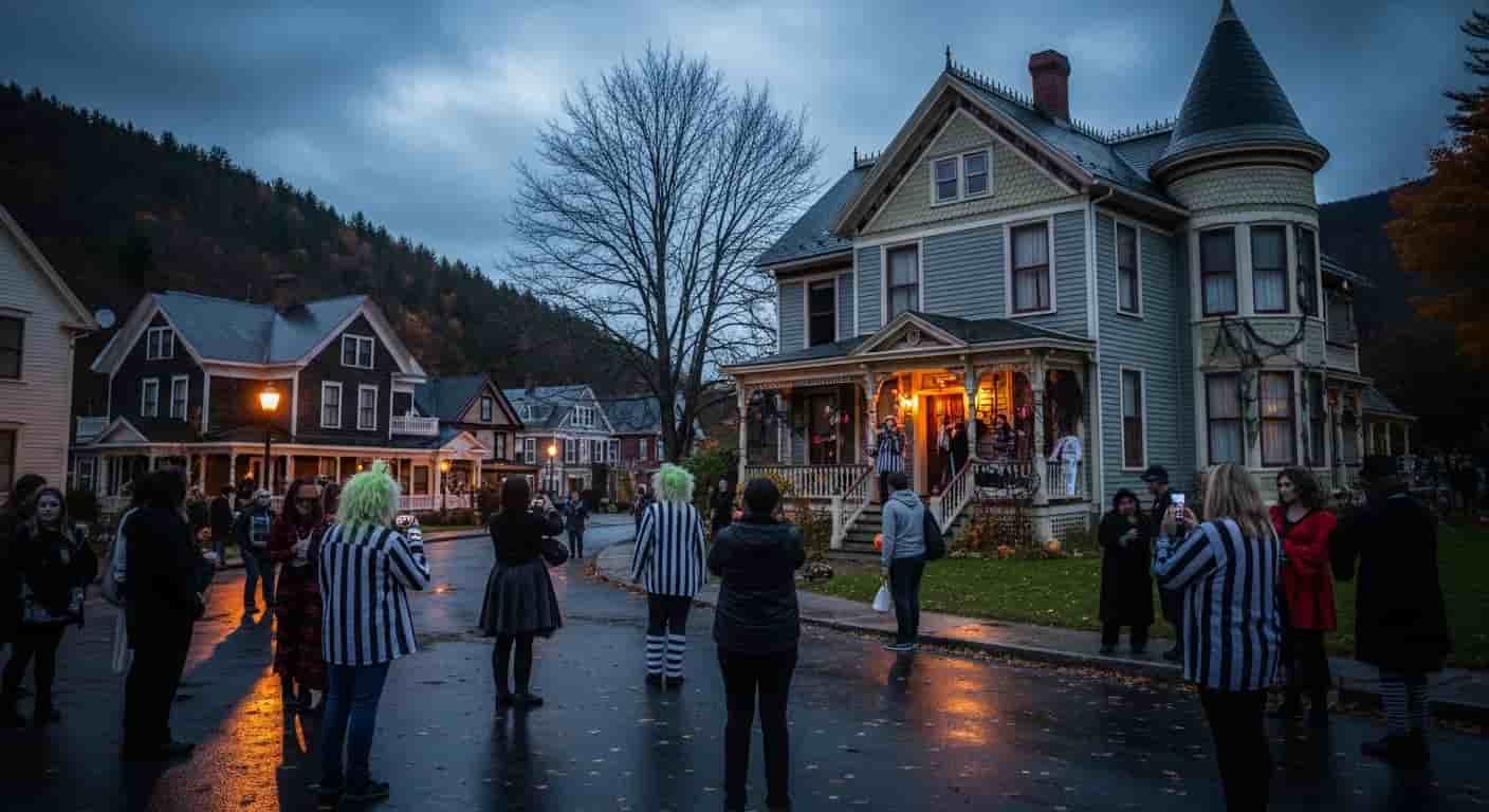 Małe miasteczko w Vermont przyciąga fanów kultowego horroru "Beetlejuice"