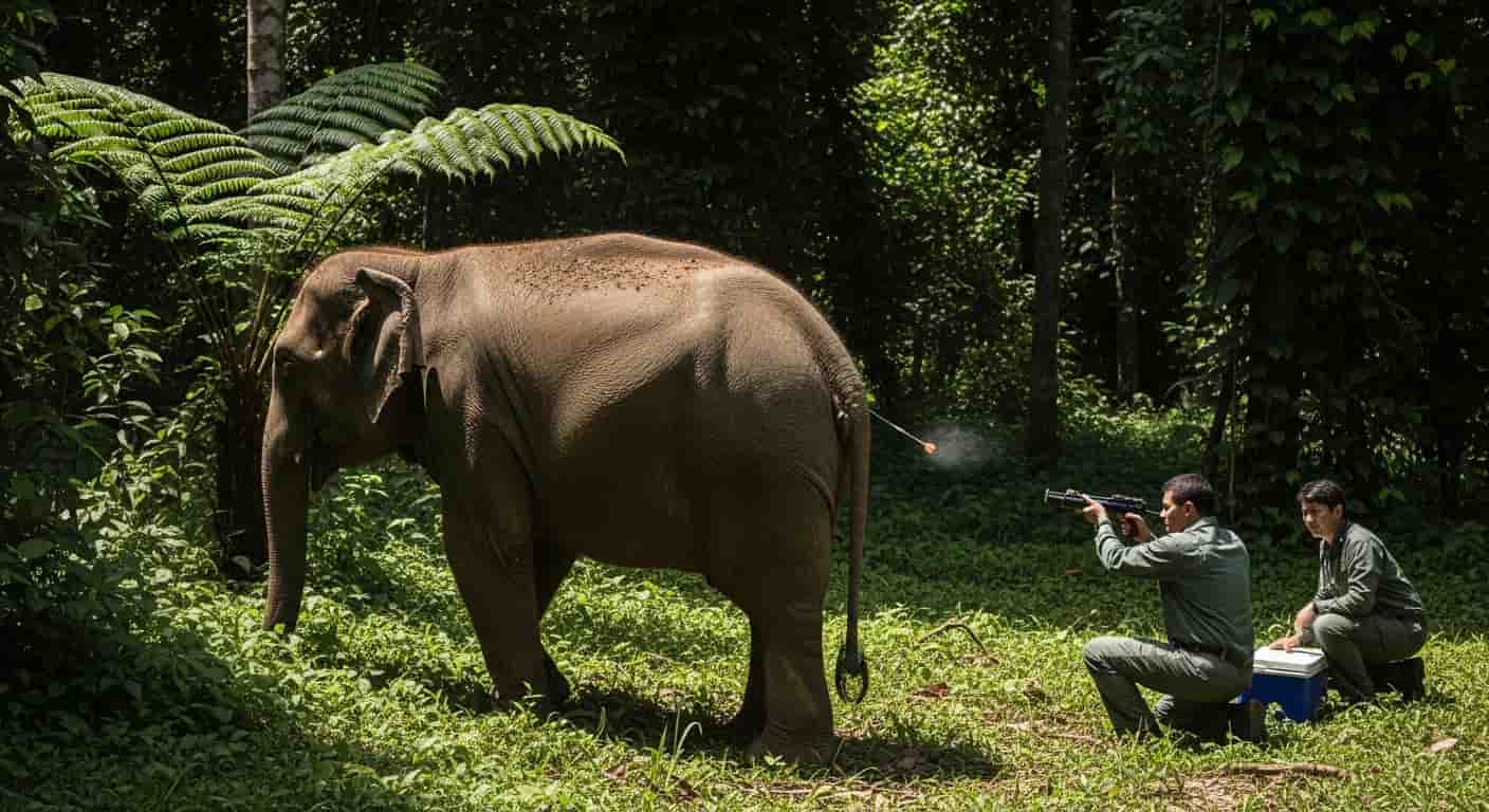 Tajlandia wprowadza szczepionki antykoncepcyjne dla dzikich słoni w celu kontroli populacji