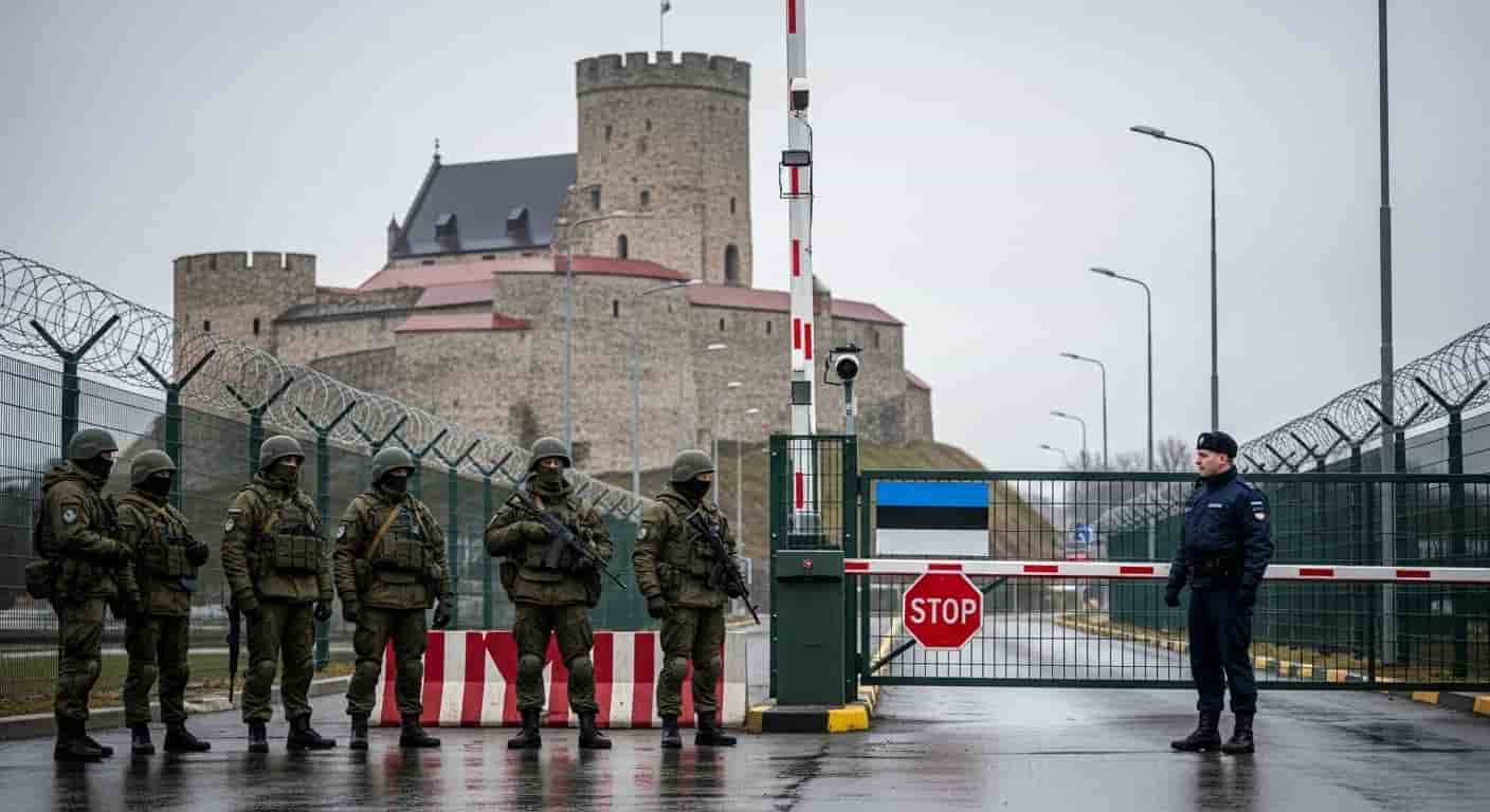 Estonia zamyka przejście graniczne z Rosją po pojawieniu się tajemniczych żołnierzy