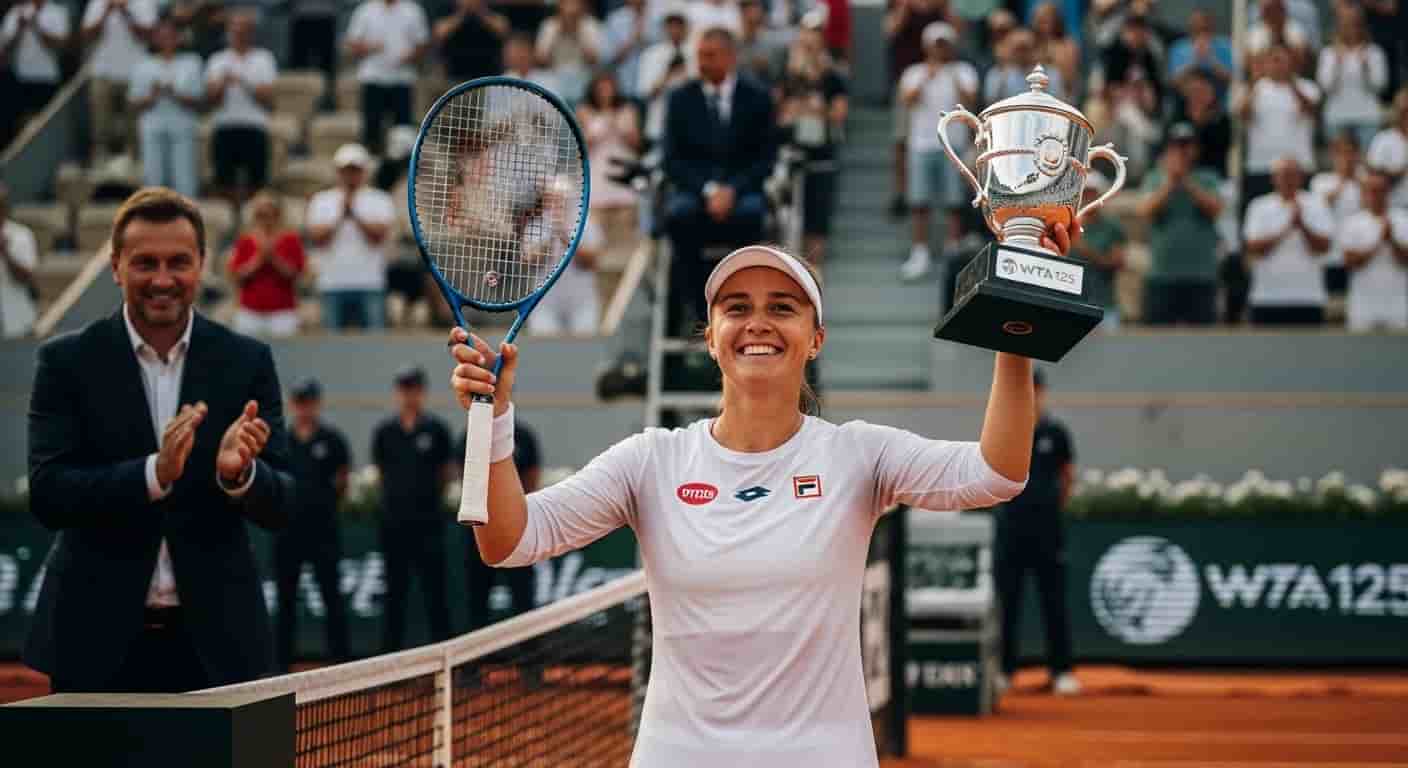 Maja Chwalińska rozpoczyna współpracę z trenerem Igi Świątek i triumfuje w turnieju WTA 125