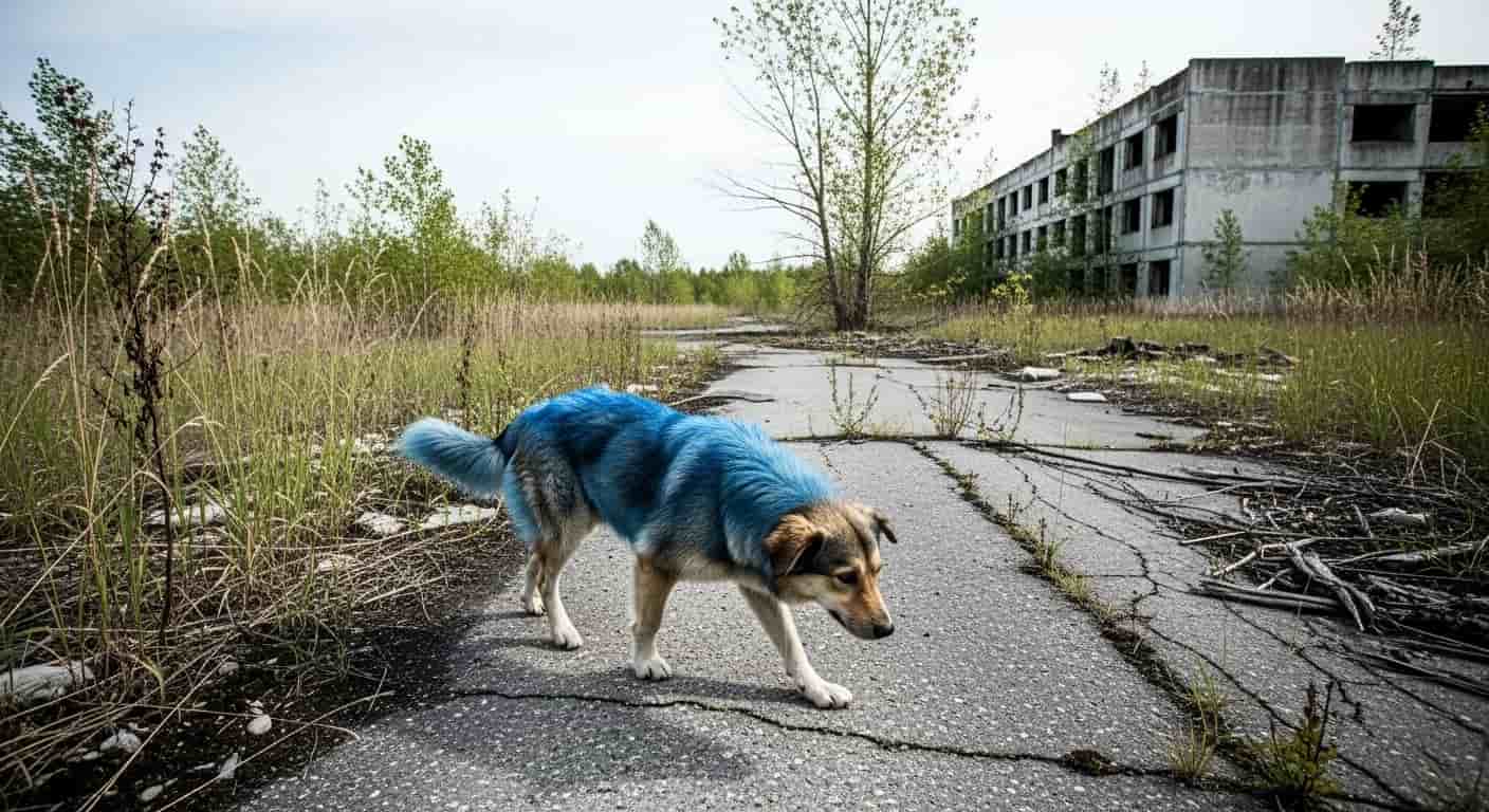 Niebieskie psy z Czarnobyla wywołują sensację w internecie. Naukowcy wyjaśniają prawdziwą przyczynę