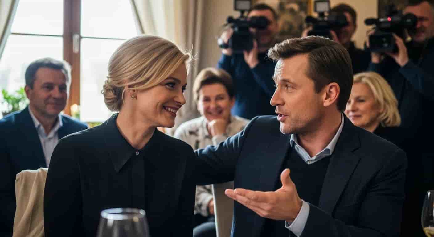 Marcin Rogacewicz i Agnieszka Kaczorowska w centrum uwagi mediów - poznała jego rodzinę i wspominają młodość