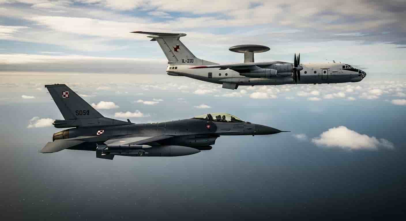 Polskie myśliwce przechwyciły rosyjski samolot rozpoznawczy nad Bałtykiem