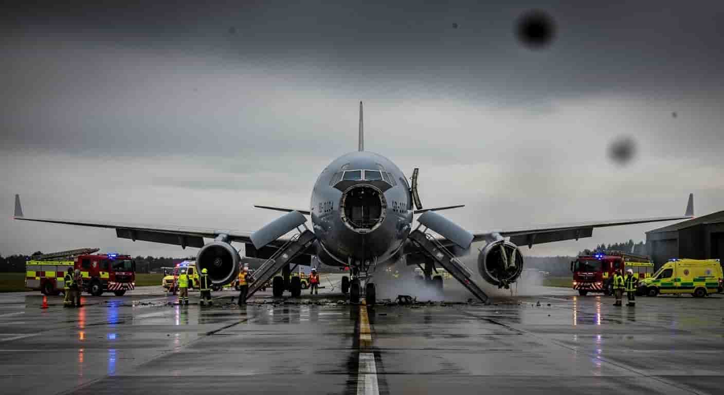 Awaryjne lądowanie samolotu sekretarza wojny USA Pete Hegsetha w Wielkiej Brytanii