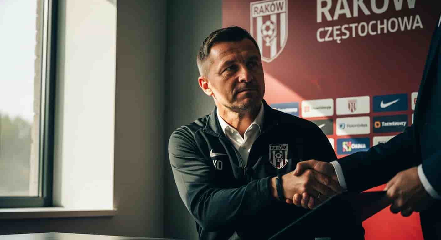 Łukasz Tomczyk nowym trenerem Rakowa Częstochowa - zastąpi Marka Papszuna