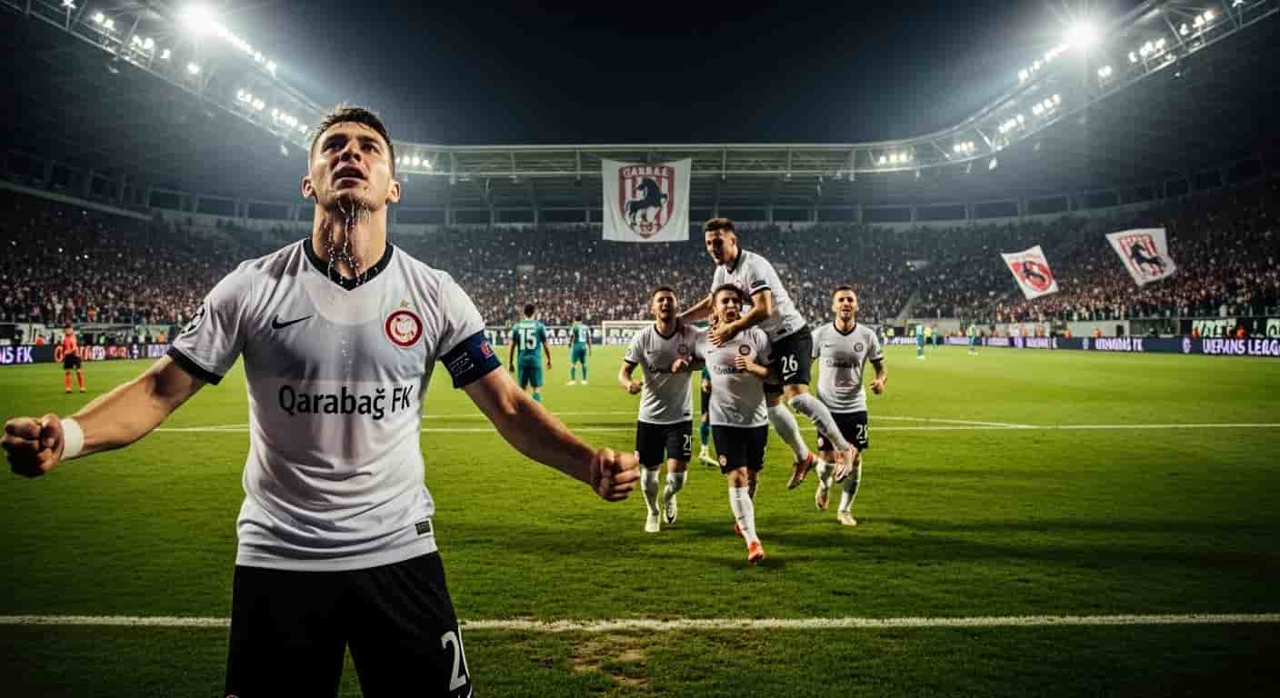 Karabach Agdam z kompletem punktów w Lidze Mistrzów - Polak bohaterem sensacyjnej serii