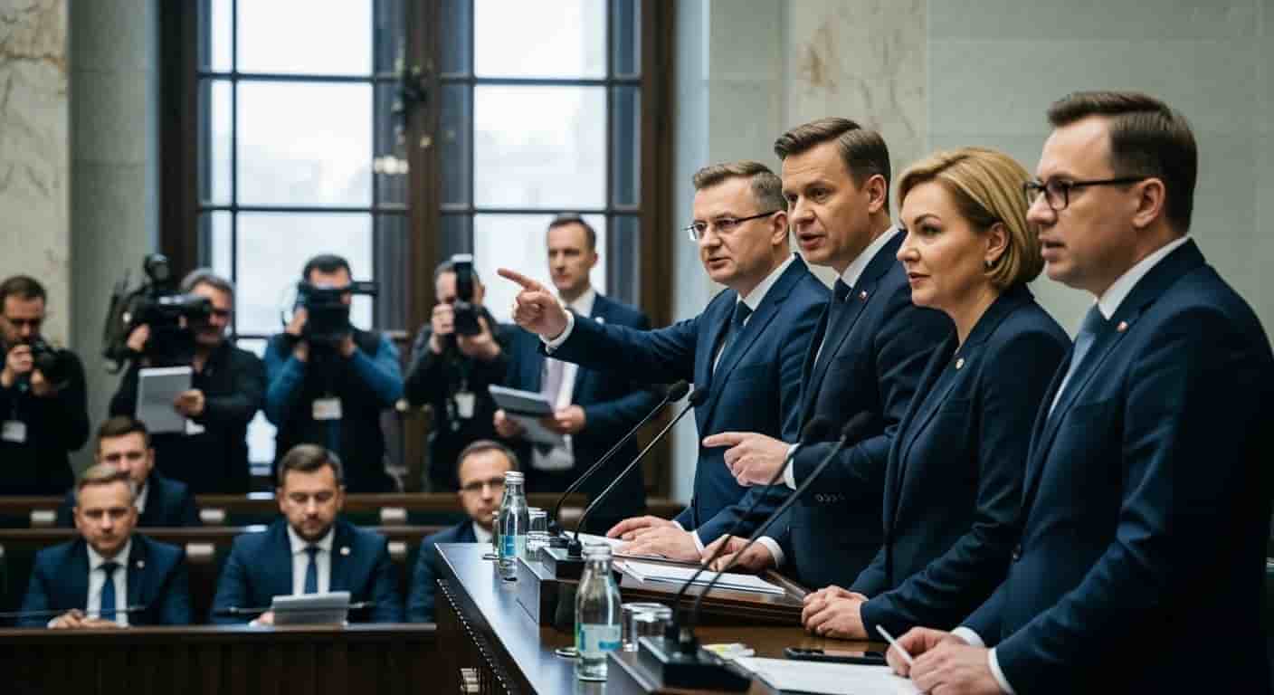 Koalicja Obywatelska przejmuje prowadzenie w sondażach, sześć partii w Sejmie