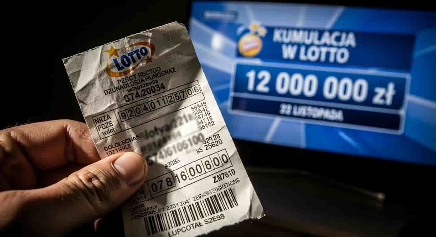 Kumulacja w Lotto rośnie do 12 milionów złotych po losowaniu z 22 listopada