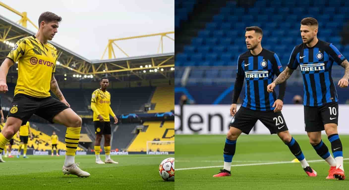 Borussia Dortmund i Inter Mediolan przed kluczowym starciem w Lidze Mistrzów