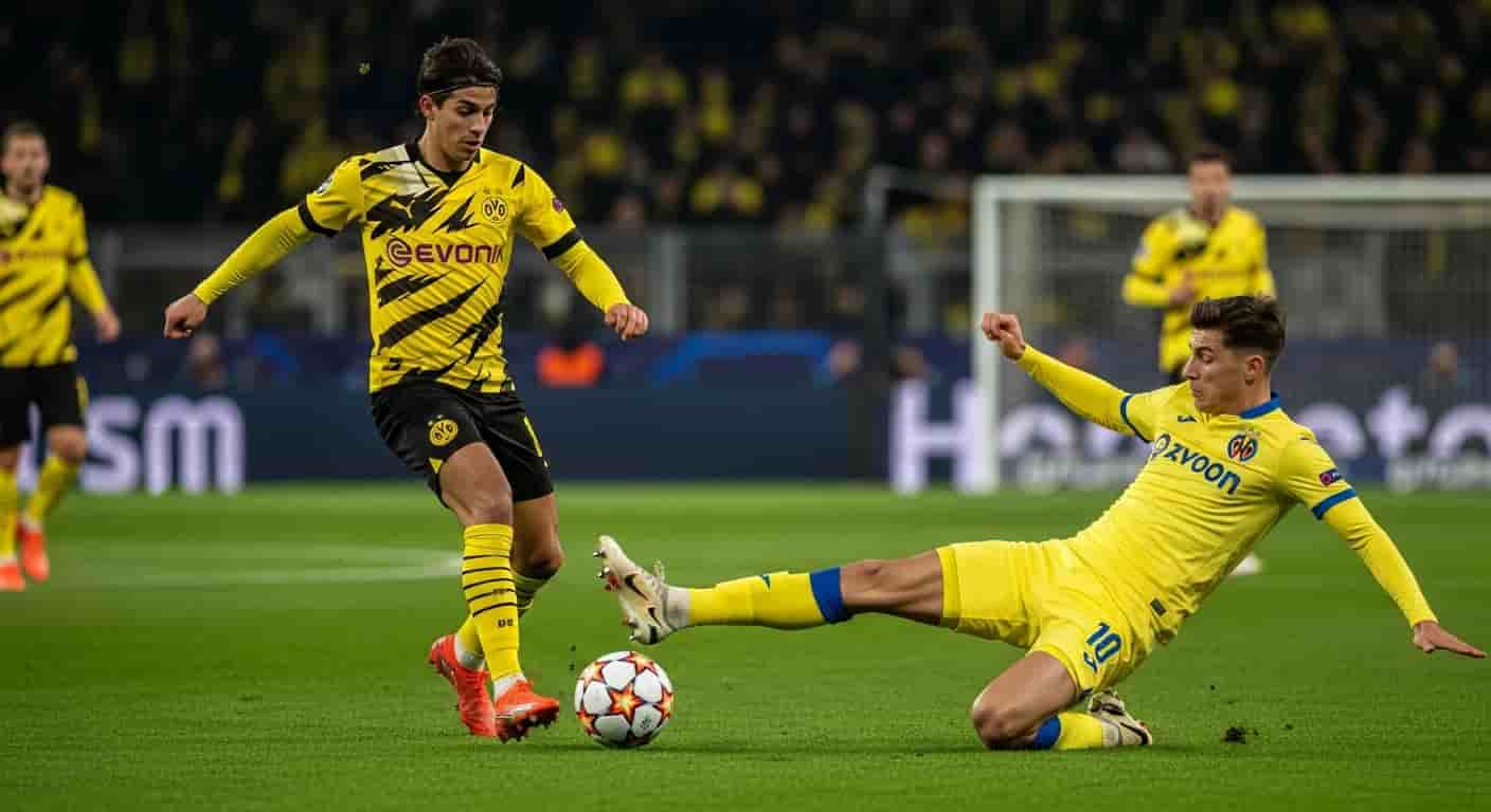 Borussia Dortmund zmierzy się z Villarreal w kluczowym meczu Ligi Mistrzów