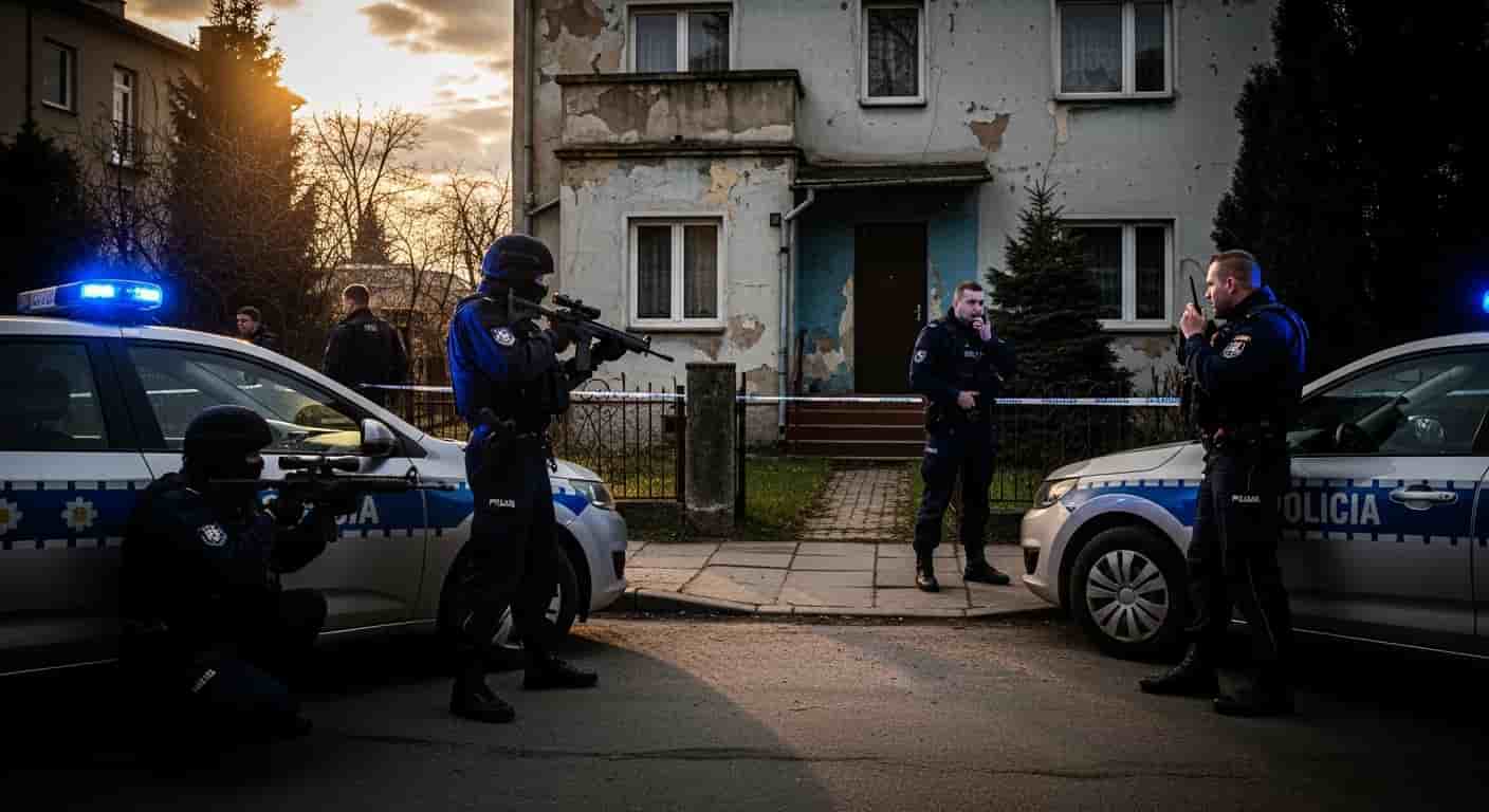 Tragedia na Targówku - syn zabił rodziców i zabarykadował się w domu