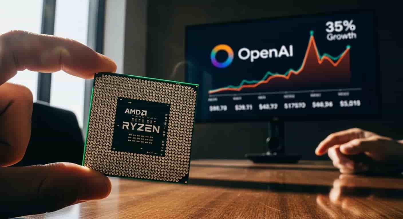AMD rośnie o 35% po ogłoszeniu wielomiliardowej umowy z OpenAI