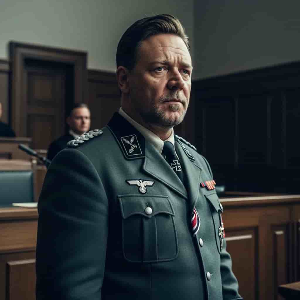 Russell Crowe w roli Hermanna Goeringa - mrożąca krew w żyłach kreacja w filmie "Norymberga"