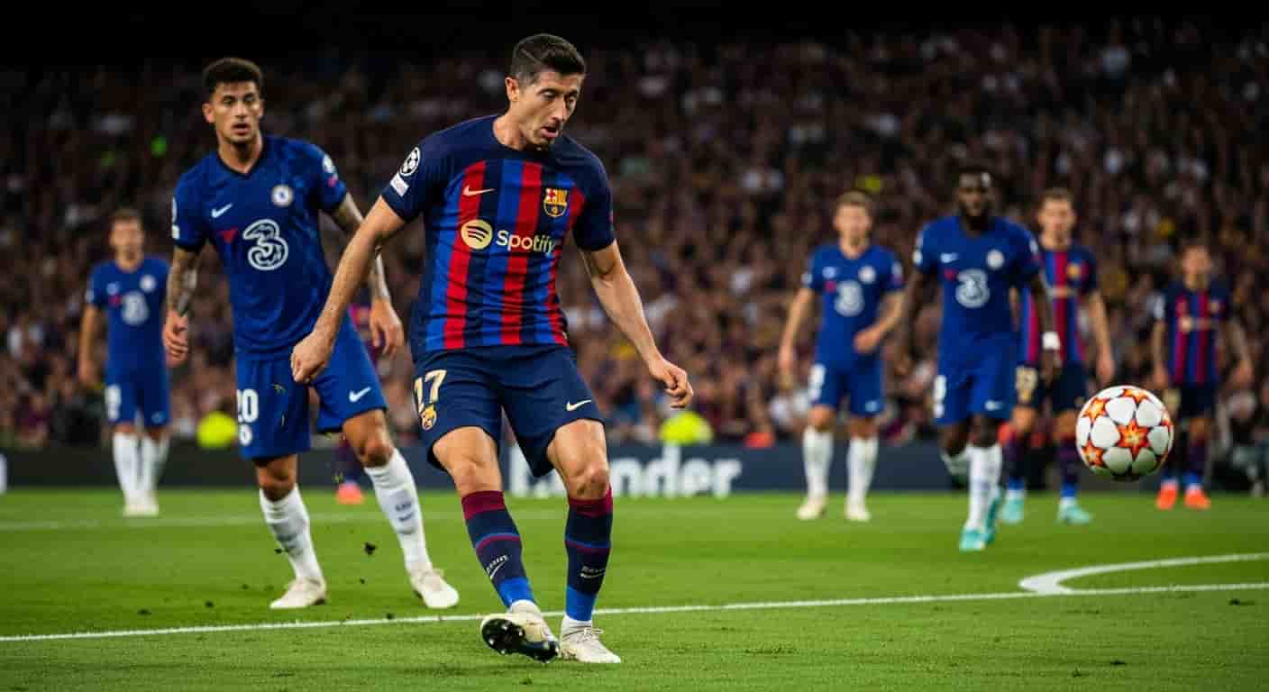 Lewandowski w składzie Barcelony na kluczowy mecz z Chelsea w Lidze Mistrzów