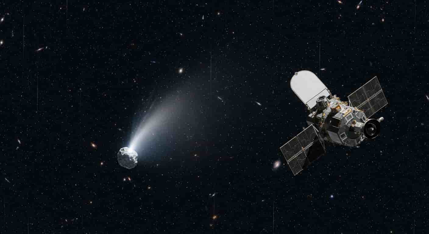 Kosmiczny Teleskop Hubble ponownie obserwuje międzygwiezdną kometę 3I/ATLAS