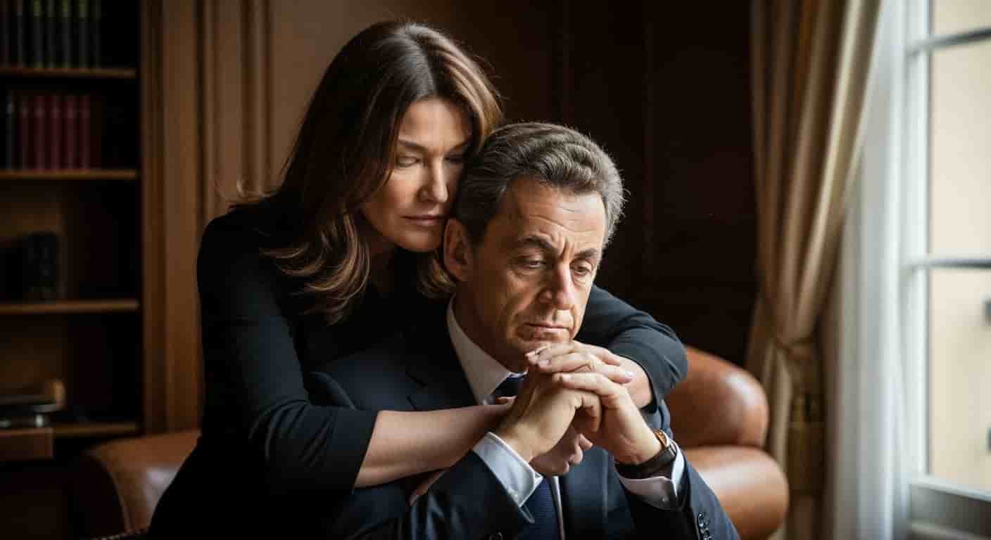 Carla Bruni wspiera męża przed jego uwięzieniem w sprawie libijskiego finansowania