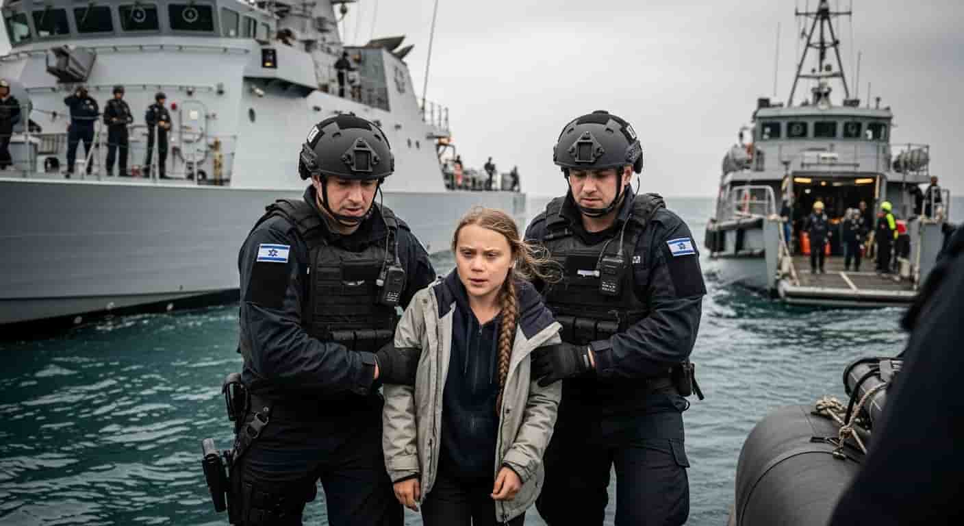Greta Thunberg zatrzymana przez izraelską marynarkę wojenną podczas próby dostarczenia pomocy do Gazy