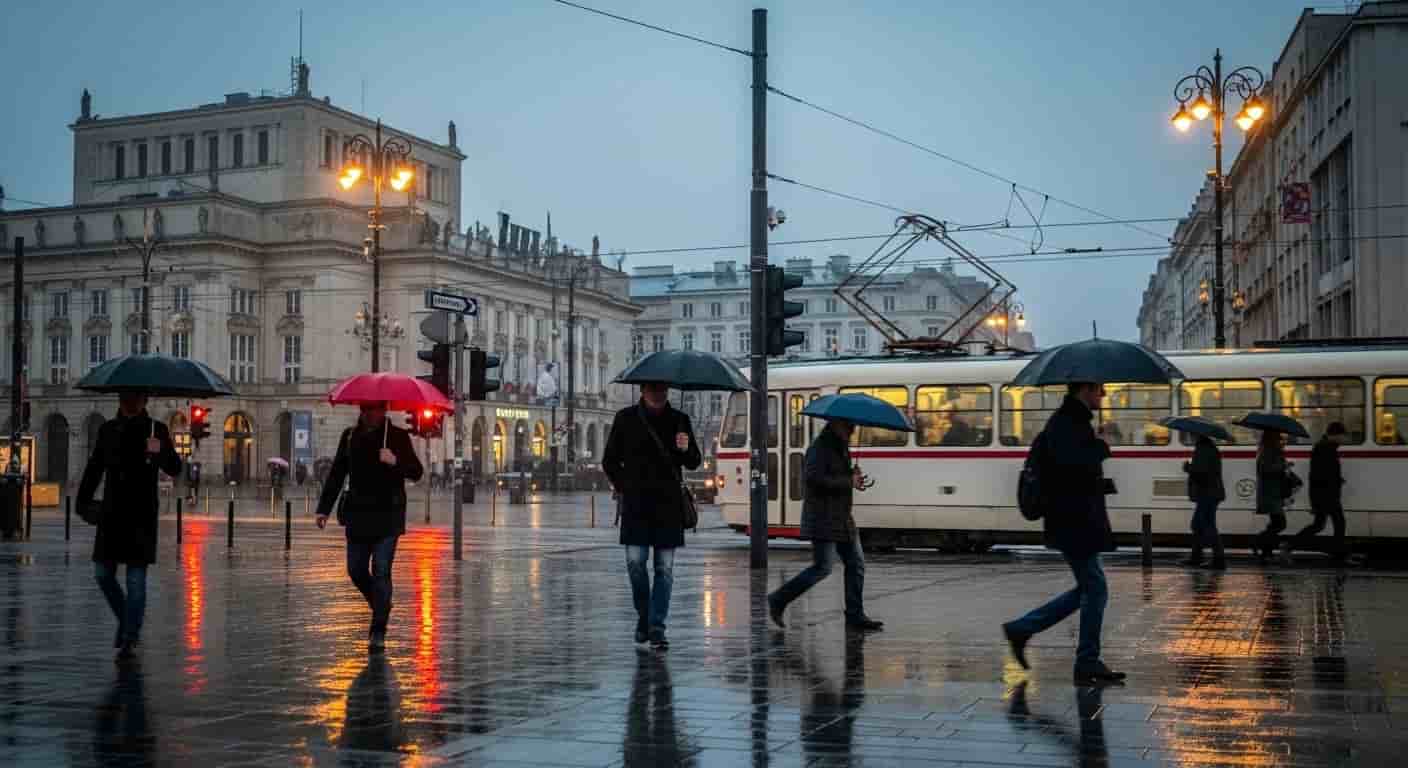 Pogoda w Katowicach - deszczowy piątek i ochłodzenie w nadchodzących dniach