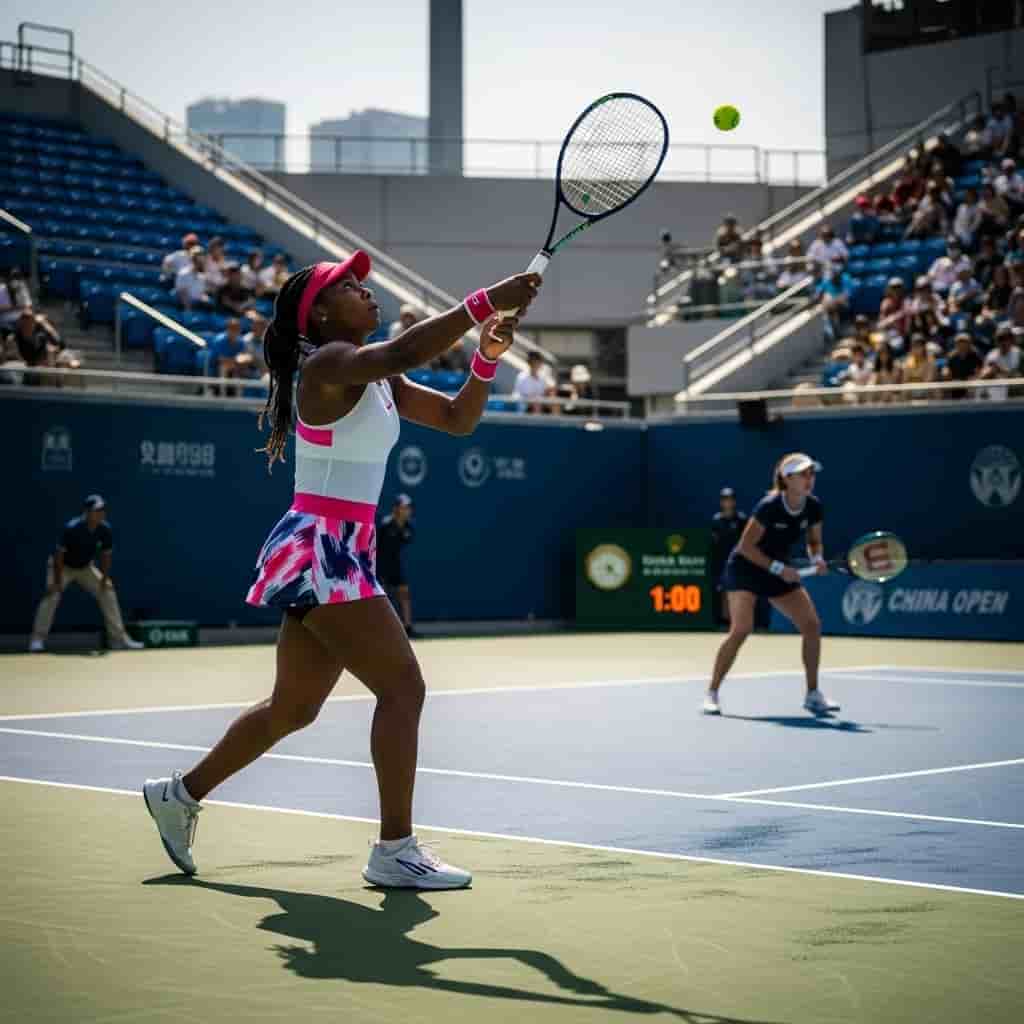 Coco Gauff rozpoczyna obronę tytułu w Pekinie przeciwko Kamilli Rakhimovej