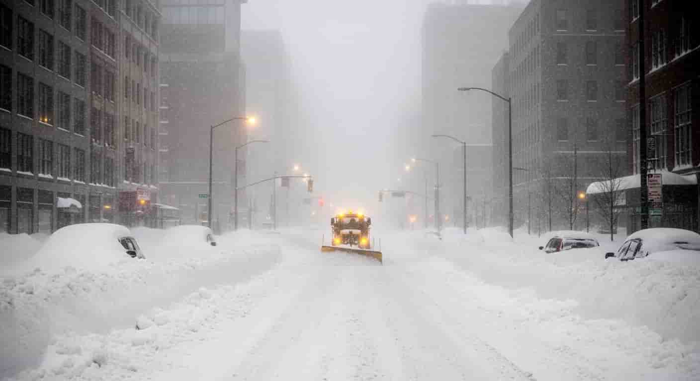 Potężna burza śnieżna paraliżuje Stany Zjednoczone - stan wyjątkowy w kilkunastu stanach