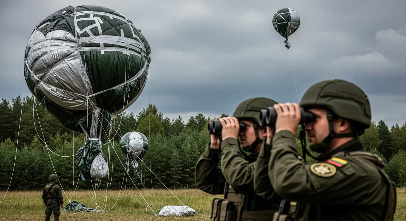 Litwa wprowadza stan wyjątkowy w całym kraju z powodu balonów przemytniczych z Białorusi