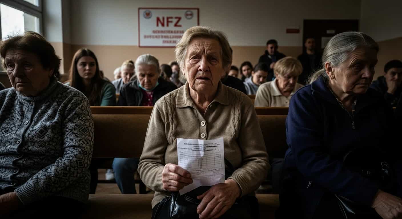 Problemy z dostępem do informacji o kolejkach NFZ w Śremie - mieszkańcy bez aktualnych danych o terminach wizyt