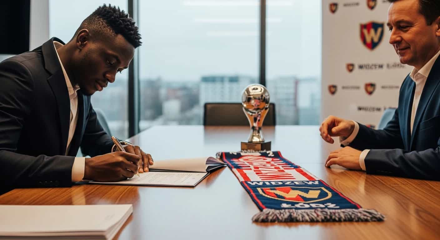 Osman Bukari najdroższym transferem w historii Ekstraklasy - Widzew Łódź pobija rekord za 21 milionów złotych