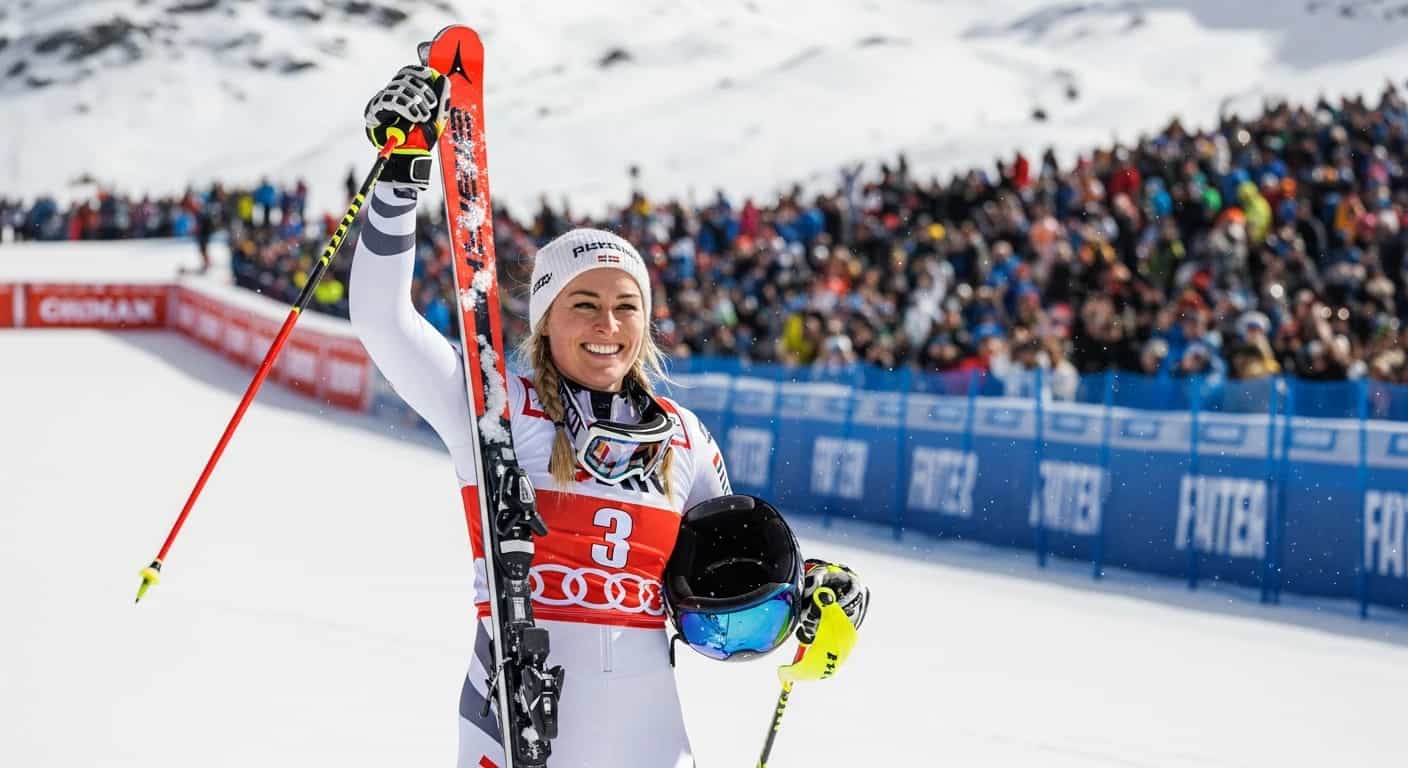 Lindsey Vonn w wieku 41 lat robi historię zwyciężając w Sankt Moritz po siedmiu latach przerwy