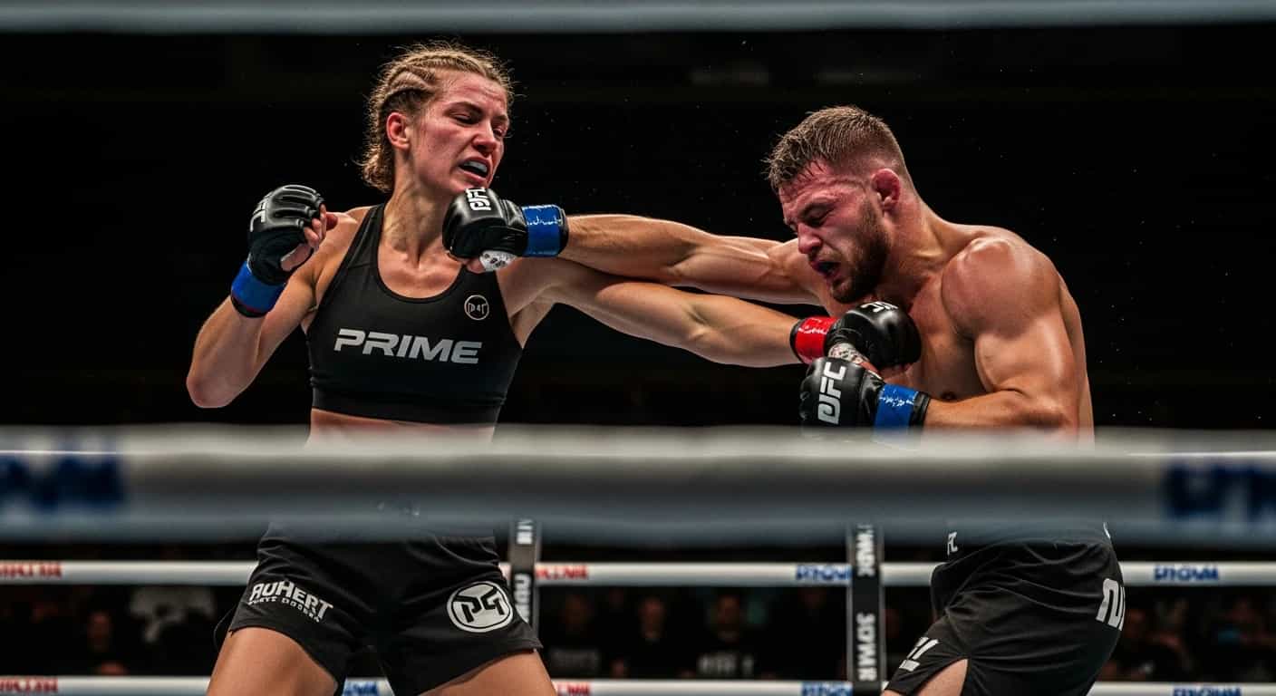 Marianna Schreiber znokautowała Marka Jówko w pierwszej walce kobieta kontra mężczyzna w Prime MMA