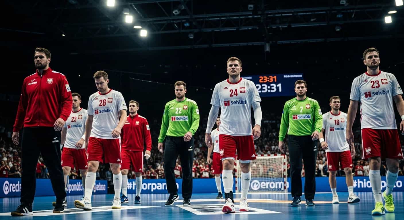 Reprezentacja Polski przegrywa z Islandią 23:31 na mistrzostwach Europy w piłce ręcznej