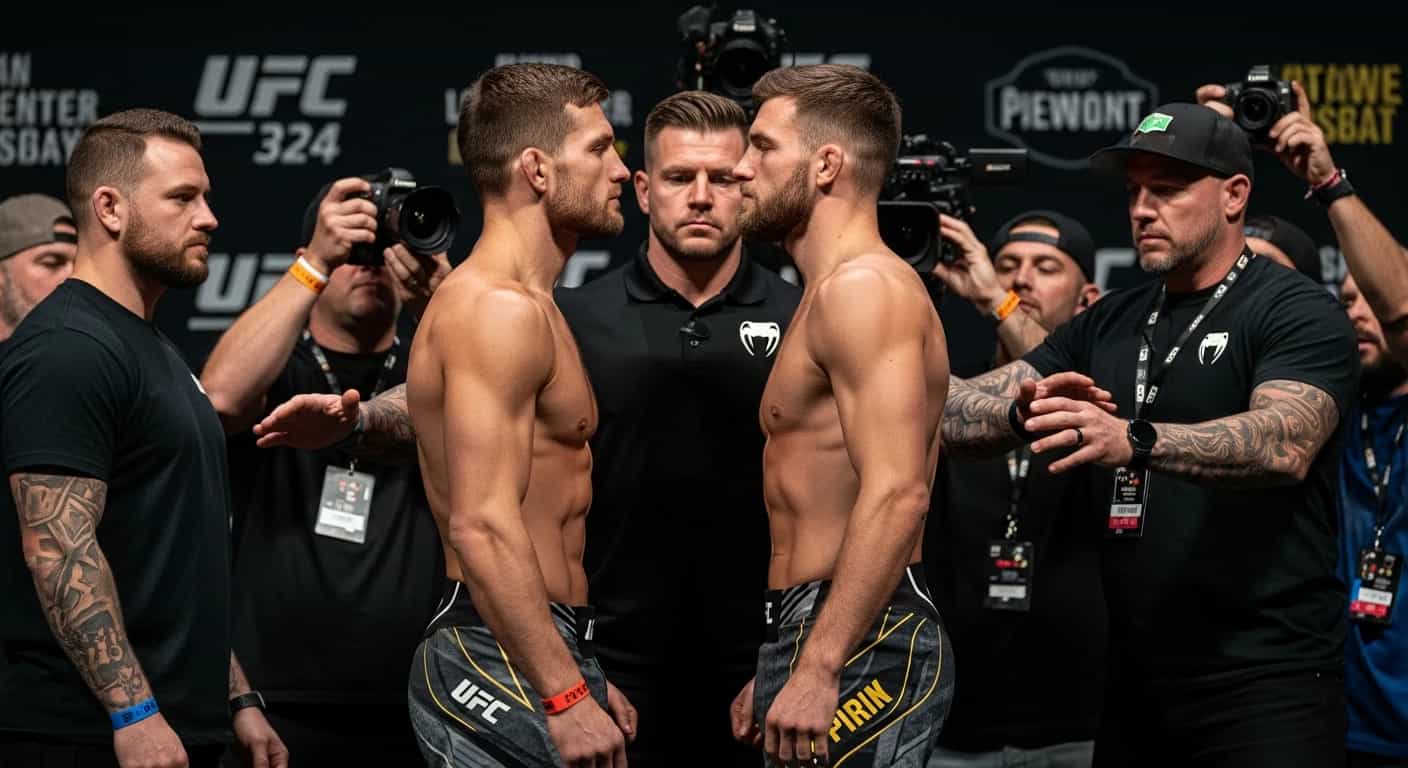UFC 324 - Dramatyczne sceny na ważeniu i zapowiedź walki Gaethje vs Pimblett