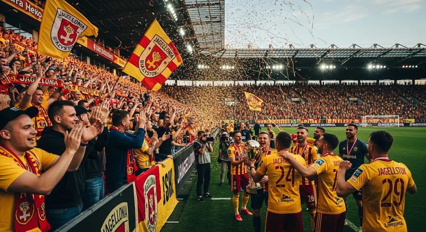 Jagiellonia Białystok osiągnęła rekordowy wzrost przychodów w historii polskiej piłki nożnej